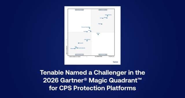 Thumb for Tenable uznana za Challengera w Gartner Magic Quadrant 2026 dla platform ochrony CPS