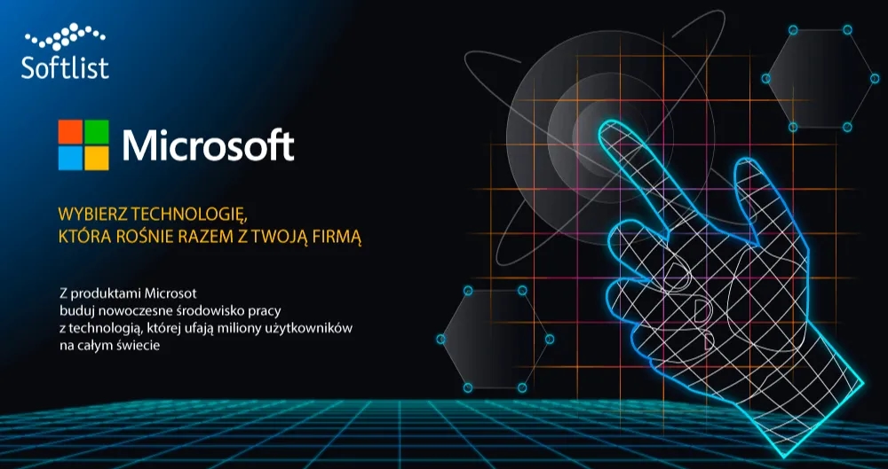 Obrazek do wiadomości Wybierz technologię, która rośnie razem z Twoją firmą. Z produktami Microsoft buduj nowoczesne środowisko pracy z technologią