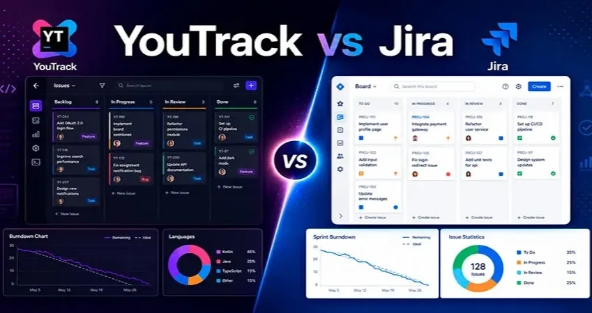 Obrazek do wiadomości YouTrack czy Jira: porównanie możliwości dla zespołów deweloperskich