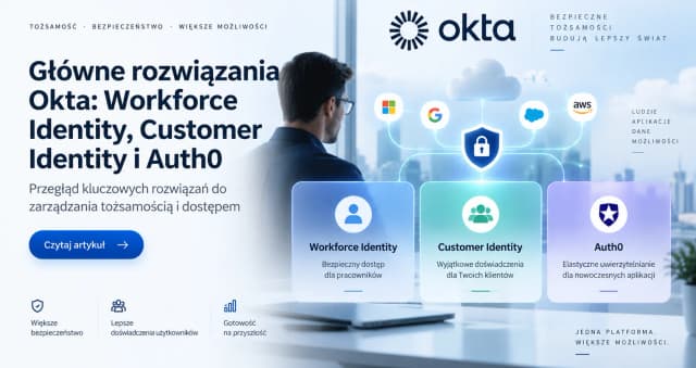 Obrazek do wiadomości Główne rozwiązania Okta: Workforce Identity, Customer Identity i Auth0