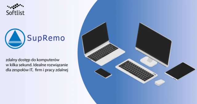 Obrazek do promocji Supremo – zdalny dostęp do komputerów w kilka sekund