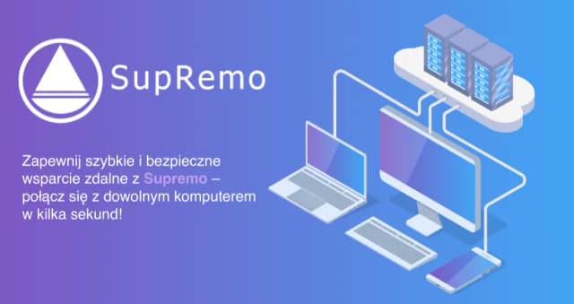 Obrazek do promocji Zapewnij szybkie i bezpieczne wsparcie zdalne z Supremo