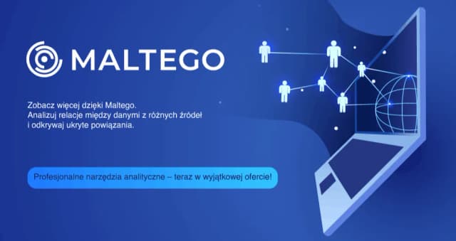 Obrazek do promocji Profesjonalne narzędzia analityczne Maltego – teraz w wyjątkowej ofercie