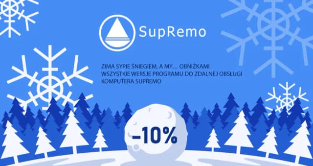 Obrazek do promocji Zima sypie śniegiem, a my… obniżkami! Wszystkie wersje programu Supremo ze zniżką 10%!