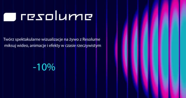 Thumb for Twórz spektakularne wizualizacje na żywo z Resolume - teraz -10%