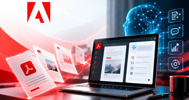 Obrazek do wiadomości Adobe Acrobat Pro z AI: jak sztuczna inteligencja zmienia pracę z plikami PDF