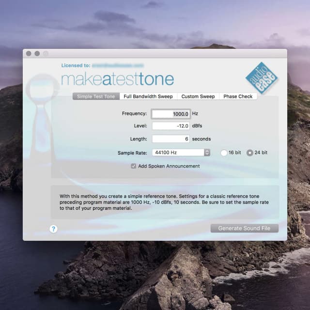 Thumb for Audio Ease Make A Test Tone