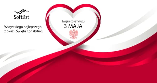 Obrazek do wiadomości Softlist składa życzenia z okazji Święta Konstytucji!
