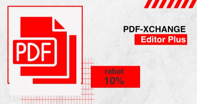 Obrazek do promocji PDF-XChange Editor Plus program do tworzenia plików z PDF ze skanera, obrazów, plików txt czy rtf -10%