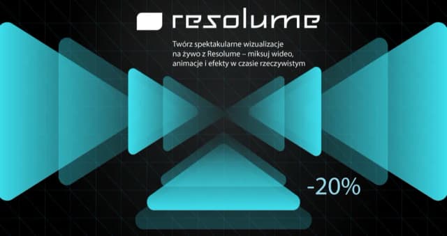 Thumb for Twórz spektakularne wizualizacje na żywo z Resolume - teraz -20%