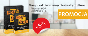 Narzędzie do tworzenia profesjonalnych plików PhantomPDF Business 9 PL – 5%