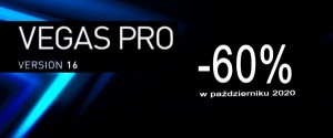 Zaawansowany program do obróbki materiałów wideo Sony Vegas Pro 16 – jesienna wyprzedaż - 60%