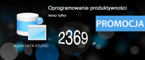 Oprogramowanie produktywności AQUA DATA STUDIO teraz tylko 2369 zł!