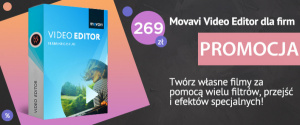 Movavi Video Editor dla firm, 2 stanowiska, cena specjalna 269 zł!