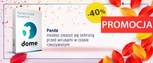 Produkty Panda Dome Essential z rabatem 40%! I znów możesz cieszyć się ochroną w czasie rzeczywistym!