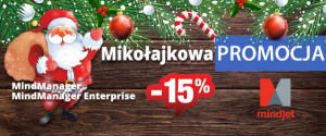Mikołajkowa Promocja Mindjet -15%