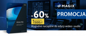 Wygodne narzędzie do edycji wideo i audio - Vegas Pro 14, teraz – 60%, oszczędzasz 1500 zł!