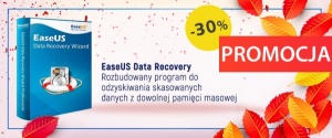 EaseUS Data Recovery Wizard Professional -teraz – 30%!