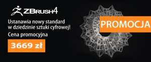 ZBrush 4 ustanawia nowy standard w dziedzinie sztuki cyfrowej! Cena promocyjna ZBrush 2018 Win/Mac Commercial License – 3669zł!