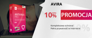 Gorąca oferta! Wszystkie produkty Avira z uspustem 10%!